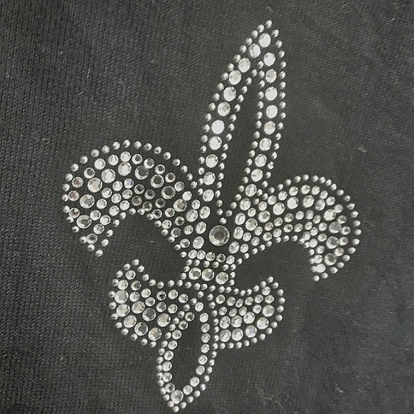 Swarovski Crystals Metal Grommets Blingy Sweater - Picture 6 of 10